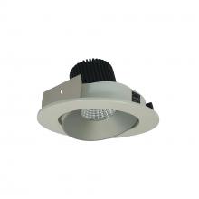 Nora NIO-4RC50XHW/10 - 4" Iolite LED Round Adjustable Cone Reflector, 1000lm / 14W, 5000K, Haze Reflector / White