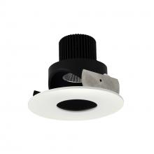 Nora NIO-4RPHA35XBMPW/10 - 4" Iolite LED Round Adjustable Pinhole, 1000lm / 14W, 3500K, Black Pinhole / Matte Powder White