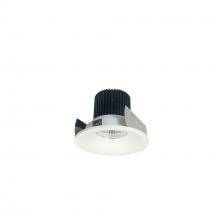 Nora NIOB-2RNBCDXMPW - 2" Iolite LED Round Bullnose, 800lm / 14W, Comfort Dim, Matte Powder White Finish