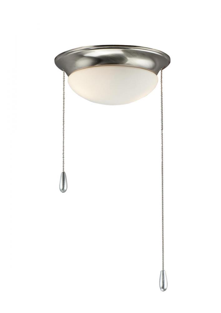 2 Light Led Ceiling Fan Kit W, Stainless Ceiling Fan Light Bulbs