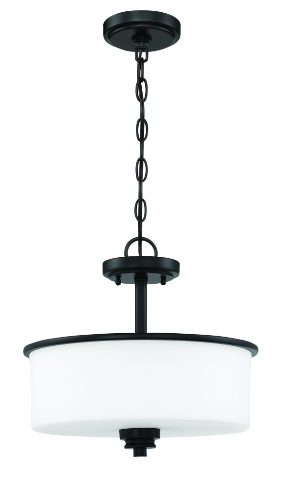 2 Light Convertible Semiflush