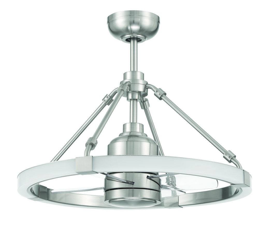 24" Overall, 19" Ceiling Fan w/Wi-Fi, Blades & LED Light Kit