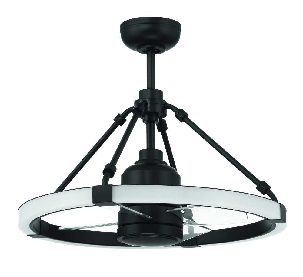 24" Overall, 19" Ceiling Fan w/Wi-Fi, Blades & LED Light Kit