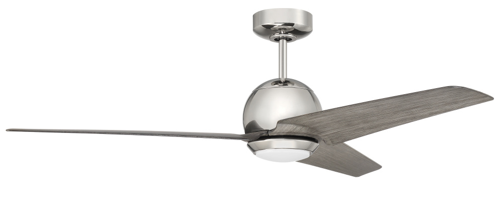52" Ceiling Fan w/ 3 Blades, Wi-Fi & LED Light Kit, Damp