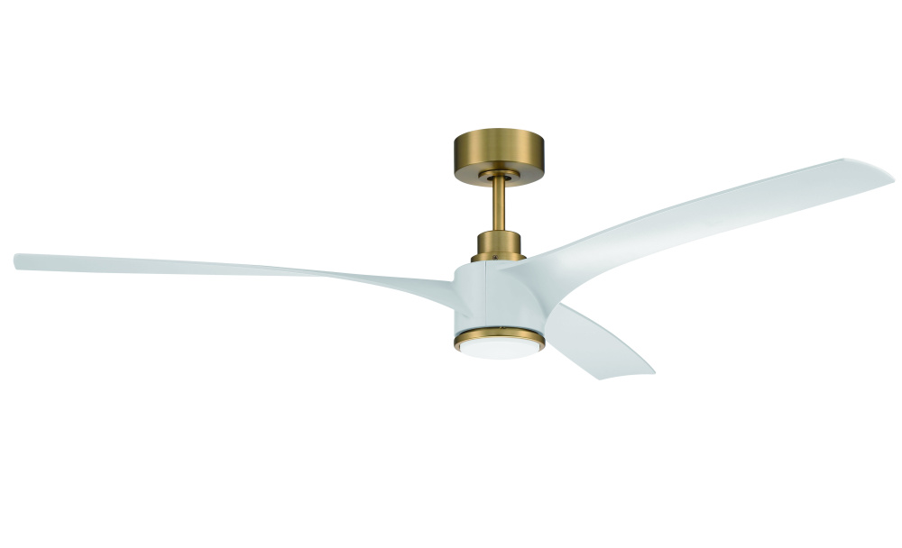 60" Ceiling Fan w/DC Motor, W/Blades & LED Light kit, Wi-Fi