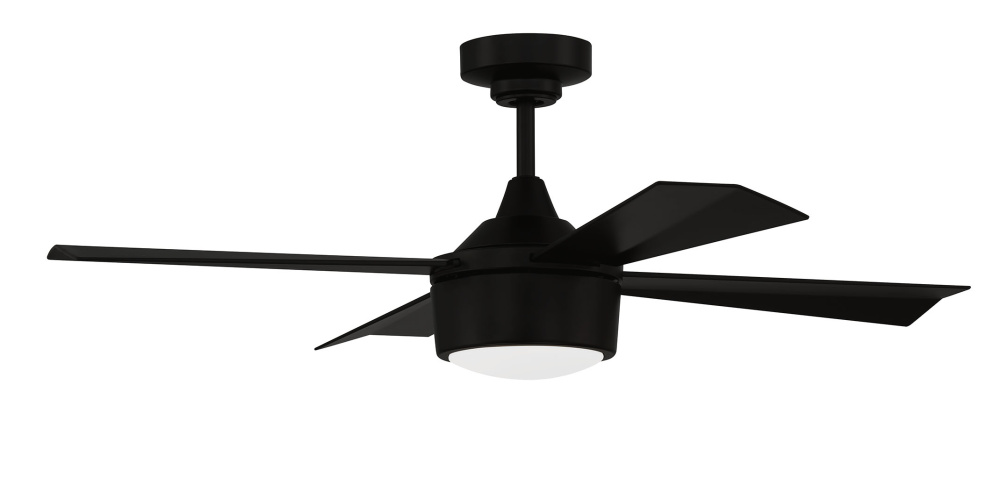 42" Ceiling Fan w/Blades & LED Light Kit, Damp Rated