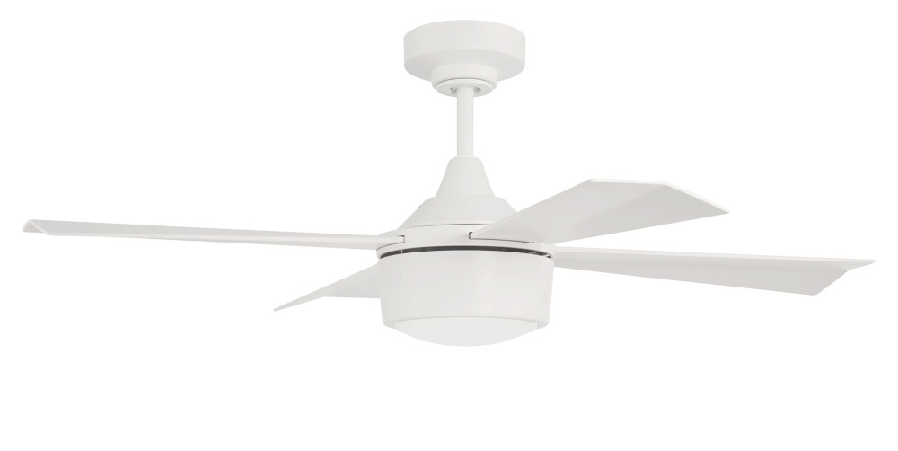 42" Ceiling Fan w/Blades & LED Light Kit, Damp Rated