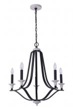 Craftmade 57625-FBMWW - 5 Light Chandelier