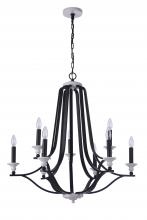 Craftmade 57629-FBMWW - 9 Light Chandelier