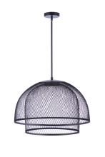 Craftmade P1006FB-LED - LED 1 Light Pendant w/Metal Mesh Double Shades