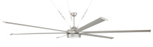 Craftmade PRT120PN6 - 120" Ceiling Fan w/Blades & LED Light Kit, Damp Rated
