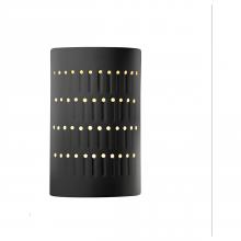 Justice Design Group CER-2285W-CRB-LED1-1000 - Small LED Cactus Cylinder - Open Top & Bottom (Outdoor)