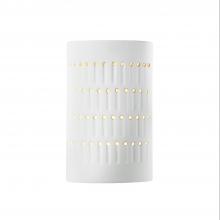 Justice Design Group CER-2285W-WTWT-LED1-1000 - Small LED Cactus Cylinder - Open Top & Bottom (Outdoor)