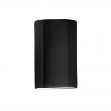 Justice Design Group CER-5505-CRB-LED1-1000 - ADA Flat LED Cylinder - Open Top & Bottom