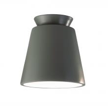 Justice Design Group CER-6170W-PWGN-LED1-1000 - Trapezoid Outdoor LED Flush-Mount