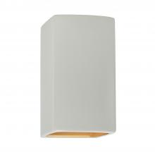 Justice Design Group CER-0910W-MTGD-LED1-1000 - Small LED Rectangle - Closed Top (Outdoor)