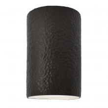 Justice Design Group CER-1265W-HMIR-LED1-1000 - Large Cylinder - Open Top & Bottom (Outdoor) - LED