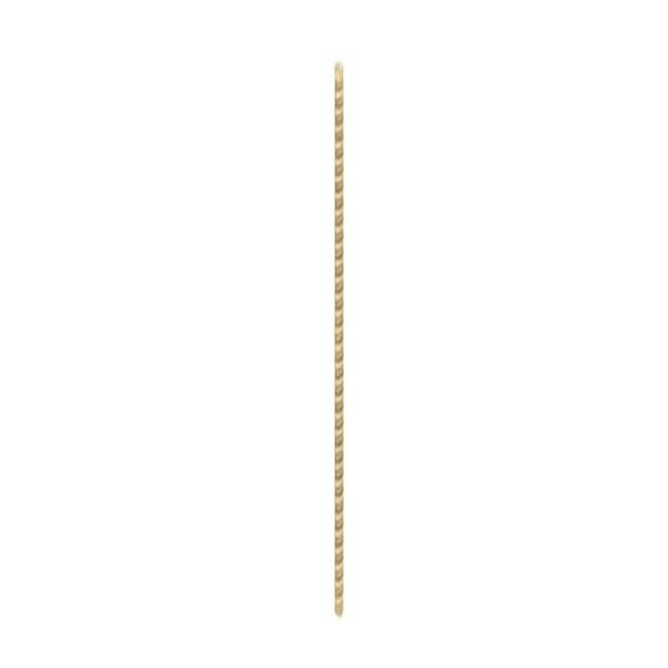 1/8 IP Steel Nipple; Yellow Zinc Plated; 54" Length; 3/8" Wide