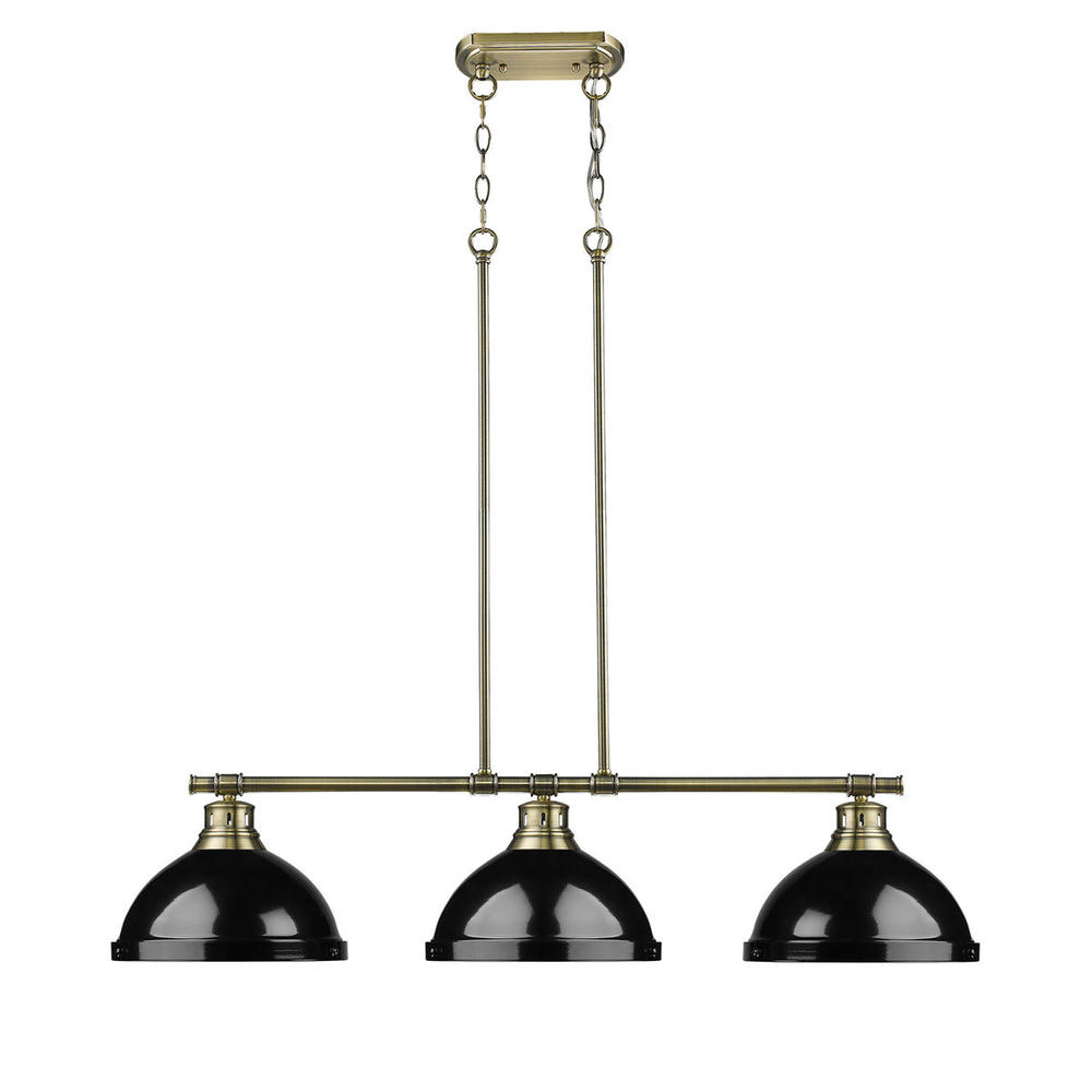 Duncan 4-Light Bath Vanity in Rubbed Bronze with Clear Glass