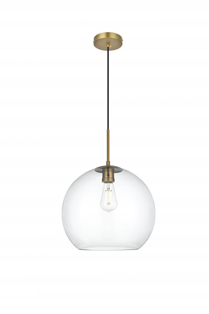 BAXTER Hang D13.8"H13.4"L1 Satin Gold CL
