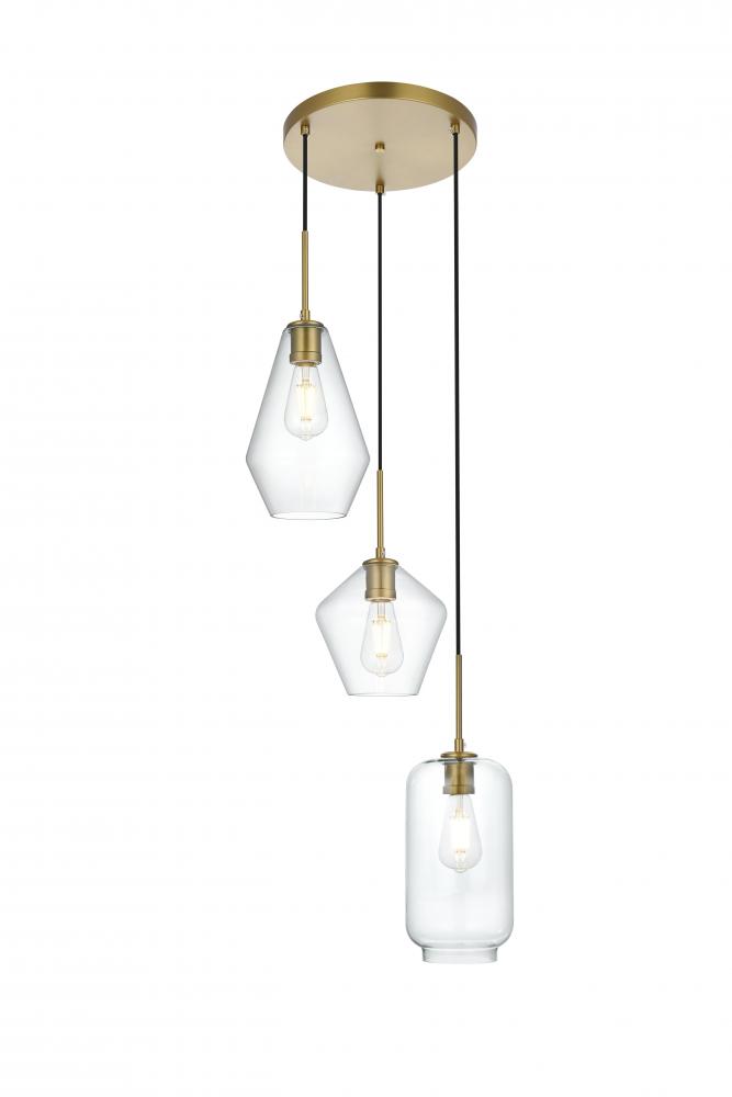 Gene Hang D17.3H12.6 Satin Gold C/GL