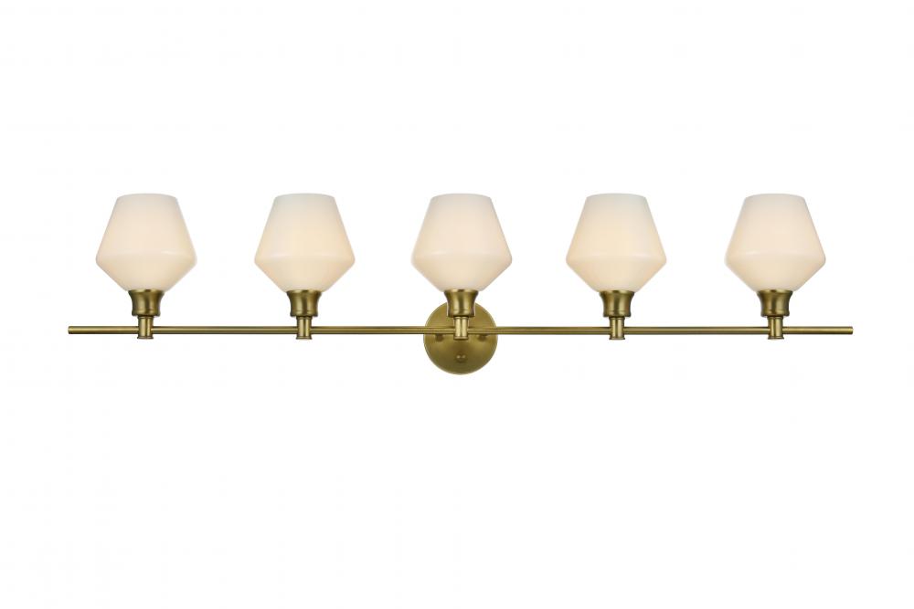 Gene Wall L47W8H10.5 Satin Gold W/GL