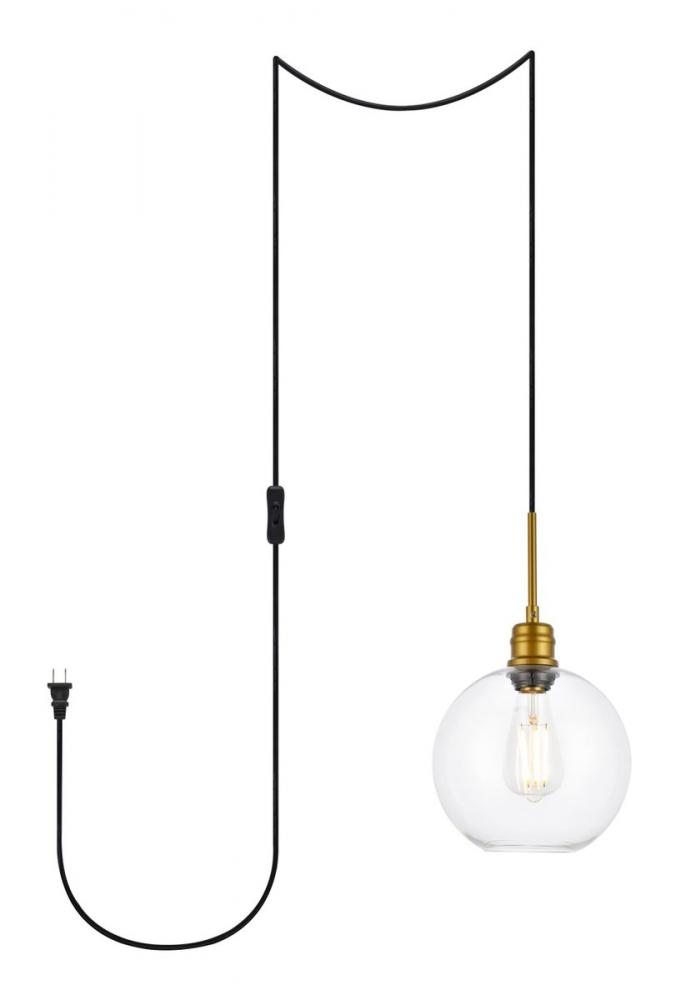 HANG D8"H14"L1 with plug BR