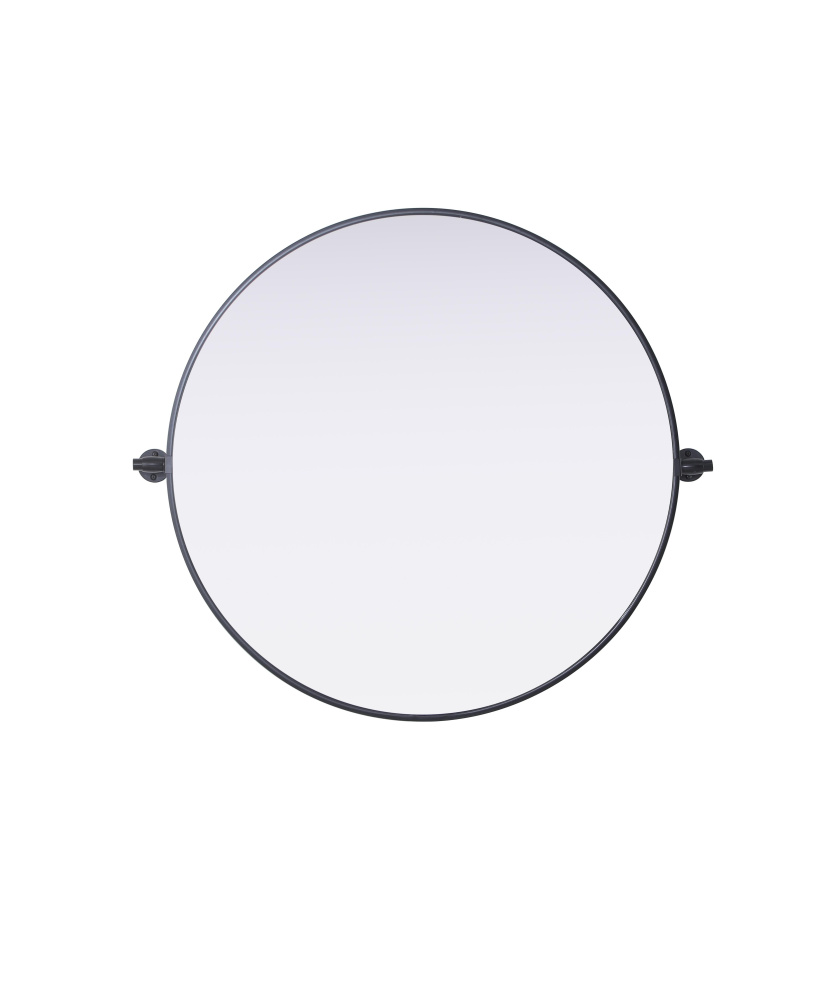 Amoura 30x30 Pivot Mirror in Black